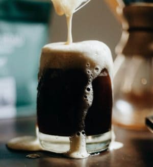 Stout Beer in Flight Glass