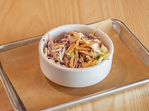 On Rotation Brussels Sprouts & Almond Slaw