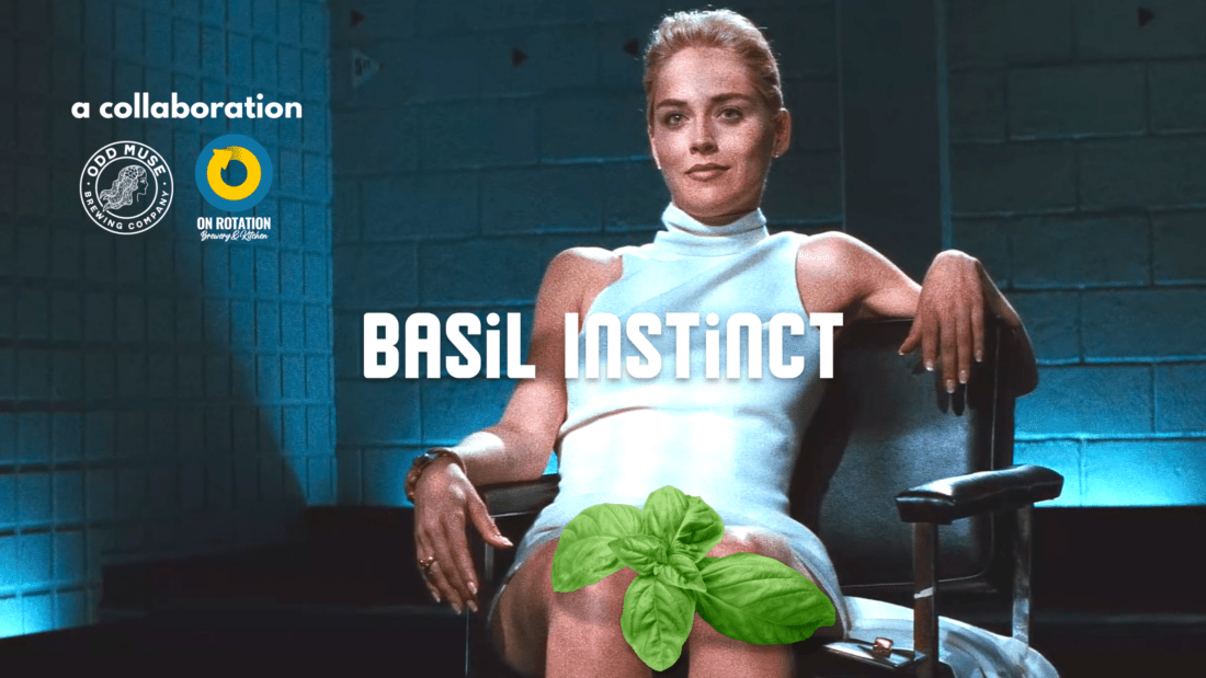 Basil Instinct Thai Basil Peach Ginger Lager Release (ODD Muse