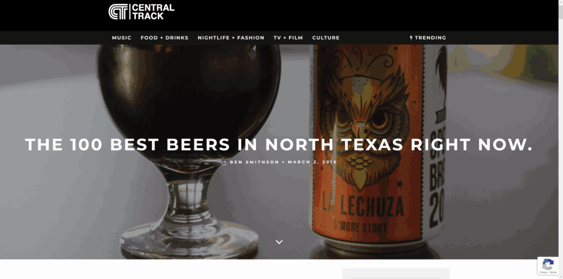 The 100 Best Beers In North Texas Right Now. [Central Track] • On Rotation