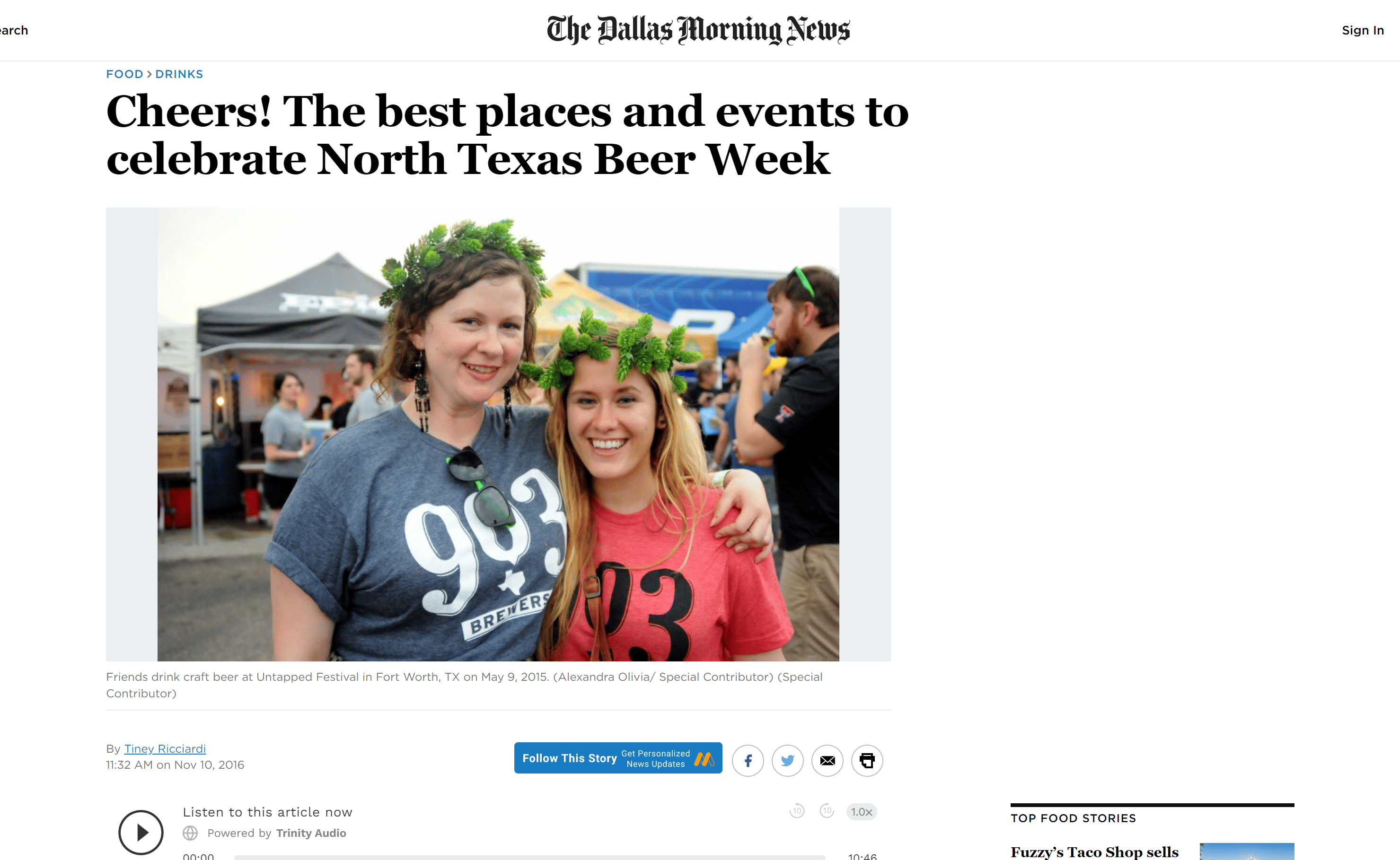 Best Places to Celebrate North Texas Beer Week 2016 in The Dallas Morning News