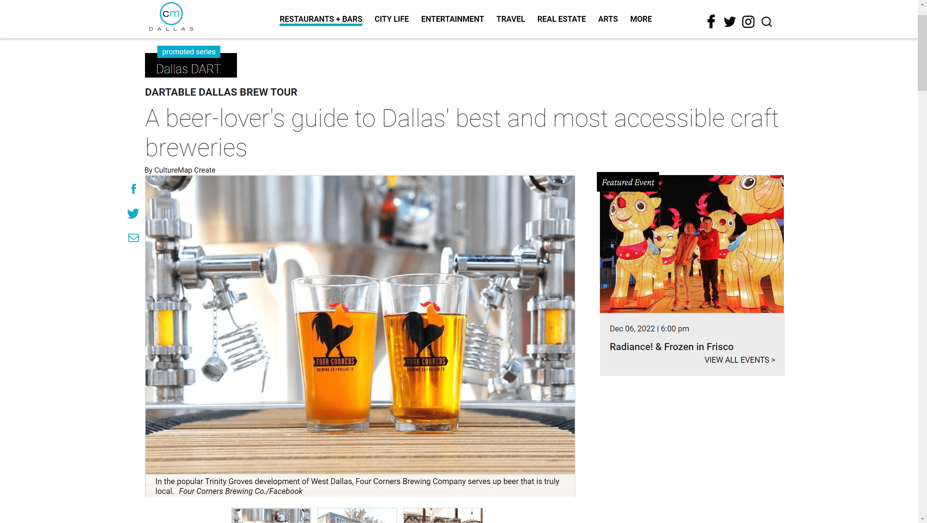 Most Accessible Craft Breweries in CultureMap Dallas