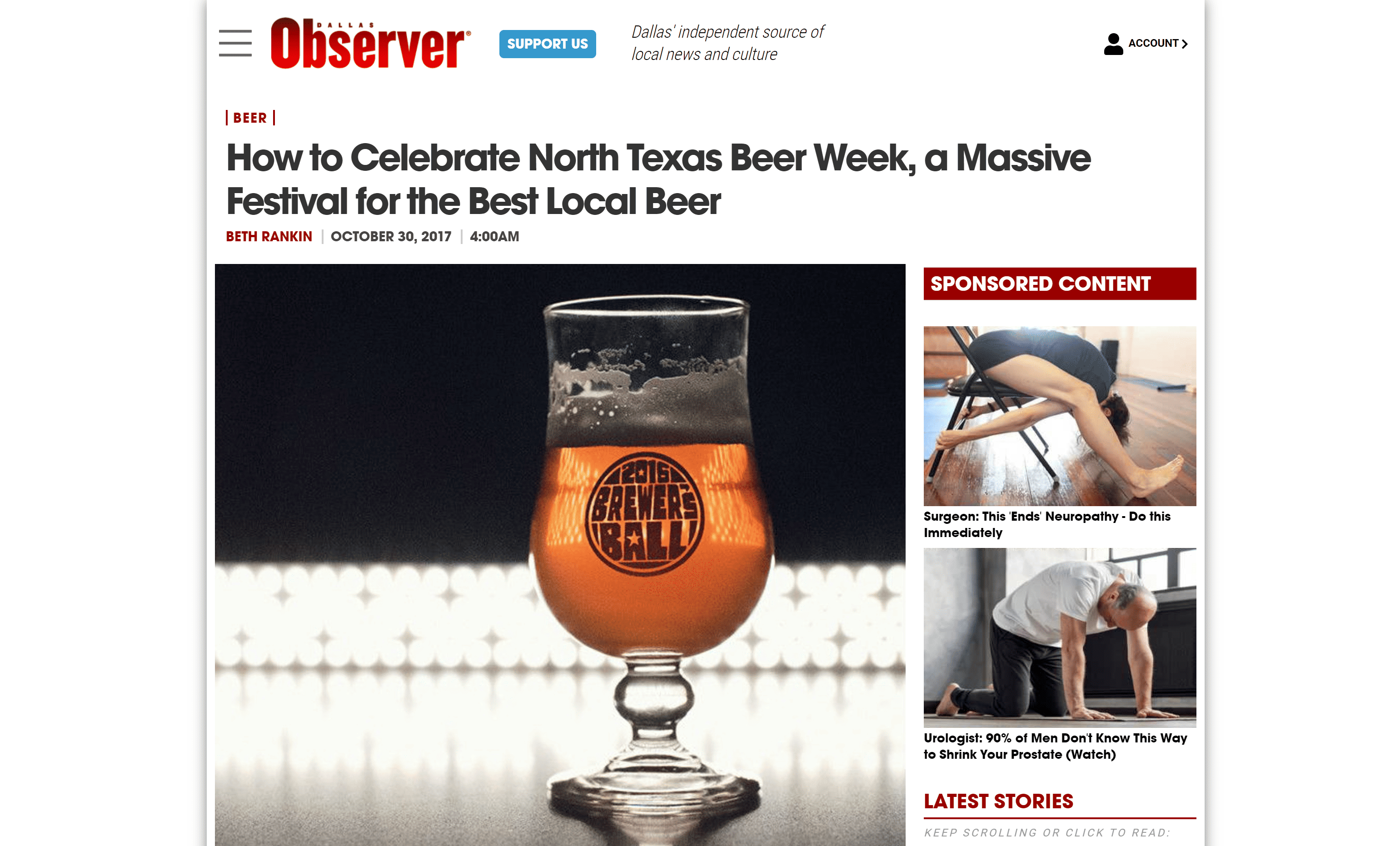 NTX Beer Week 2017 events covered in Dallas Observer