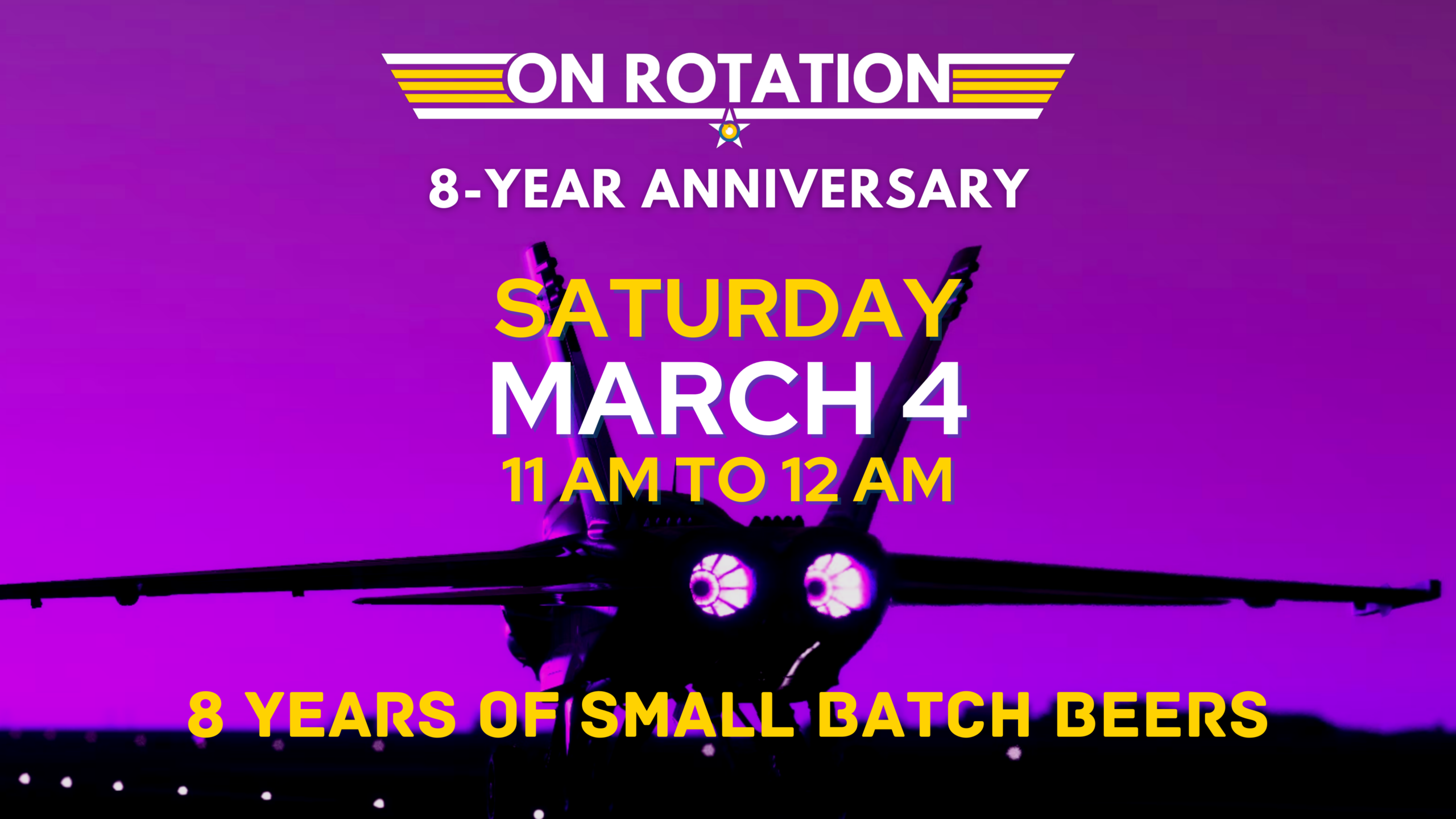 On Rotation Turns 8 on March 4, 2023