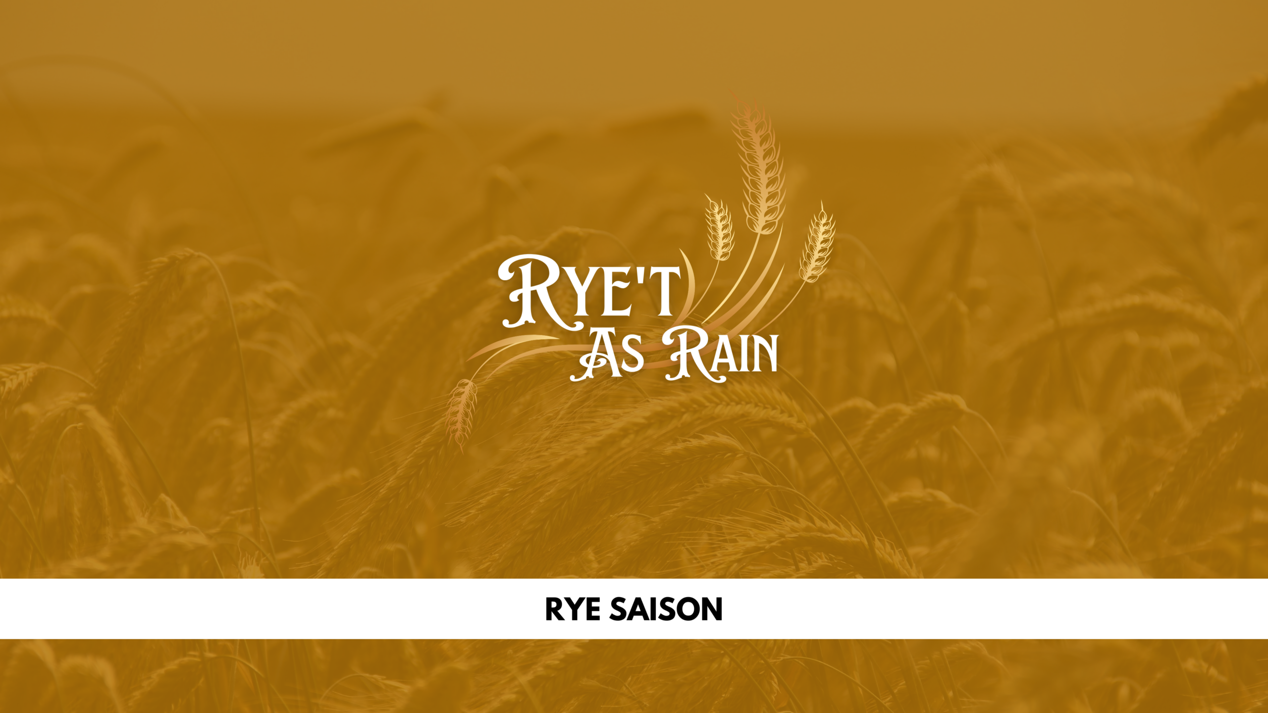 Rye't As Rain Rye Saison Release at On Rotation