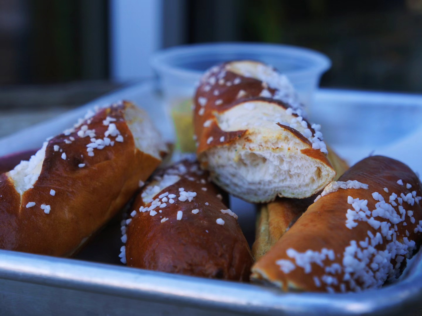 Pretzels & Mustard at On Rotation