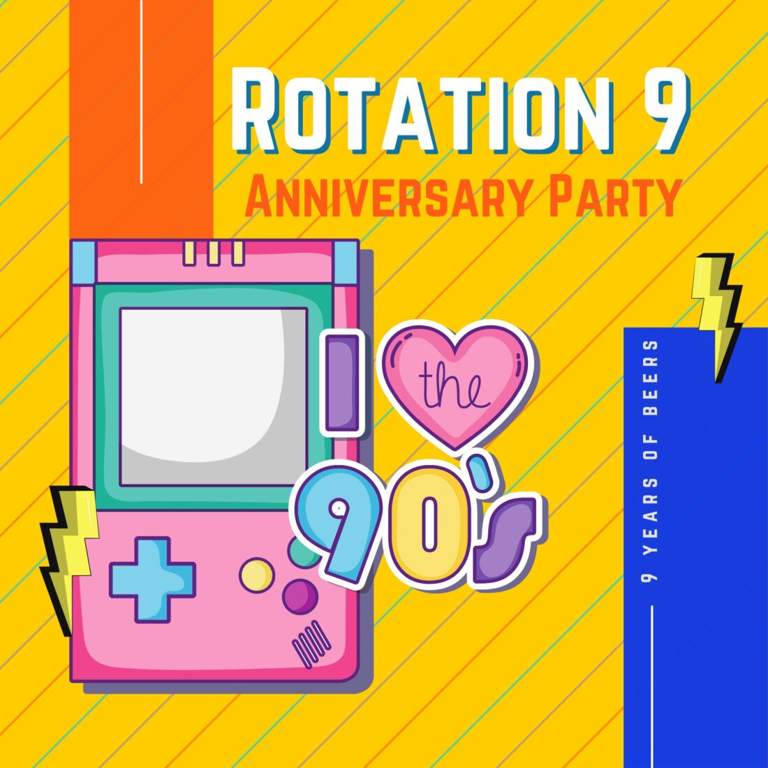 Rotation 9 I Love the 90s Gameboy
