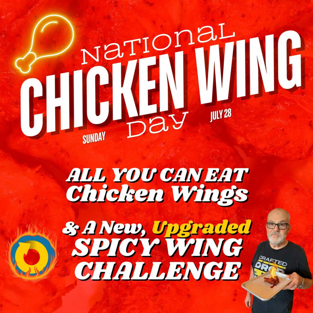 National Chicken Wing Day 2024 at On Rotation