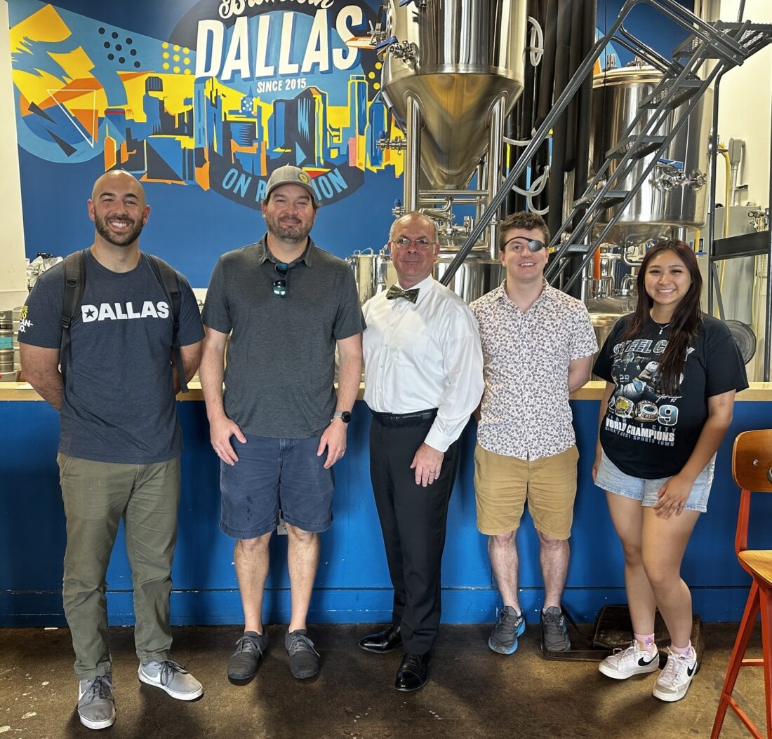 On Rotation's Jacob Sloan with the 24HourDallas team for On Rotation's Copper Star Certification visit