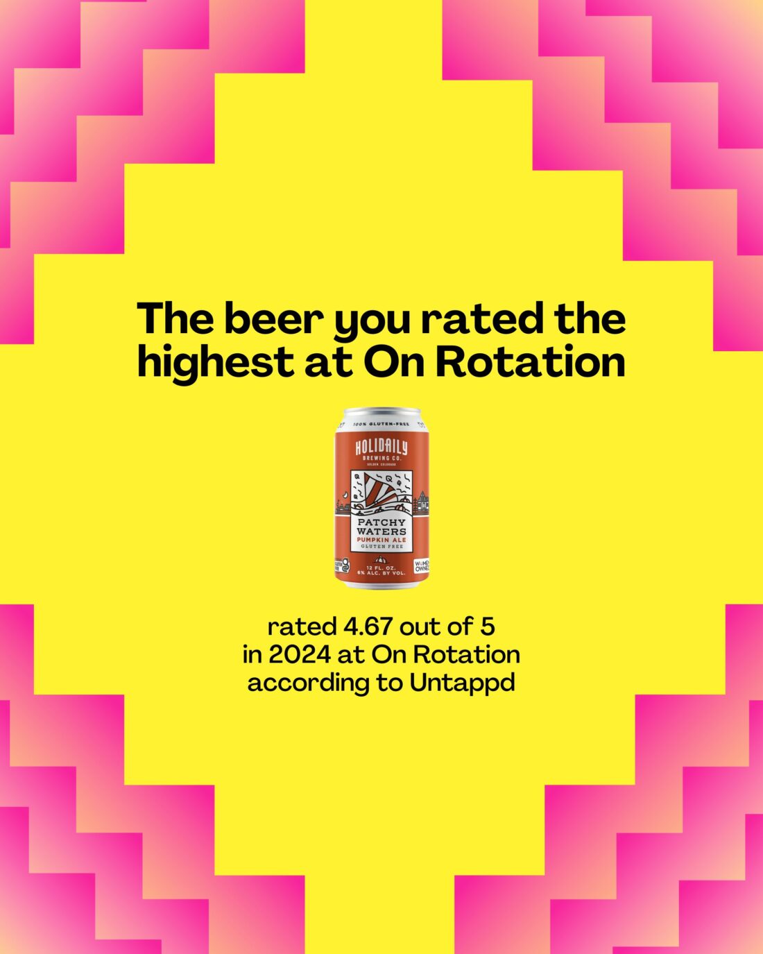 The Beer You Rated Highest at On Rotation in 2024