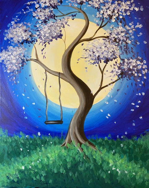 May painting for the Paint & Sip at On Rotation Brewery & Kitchen