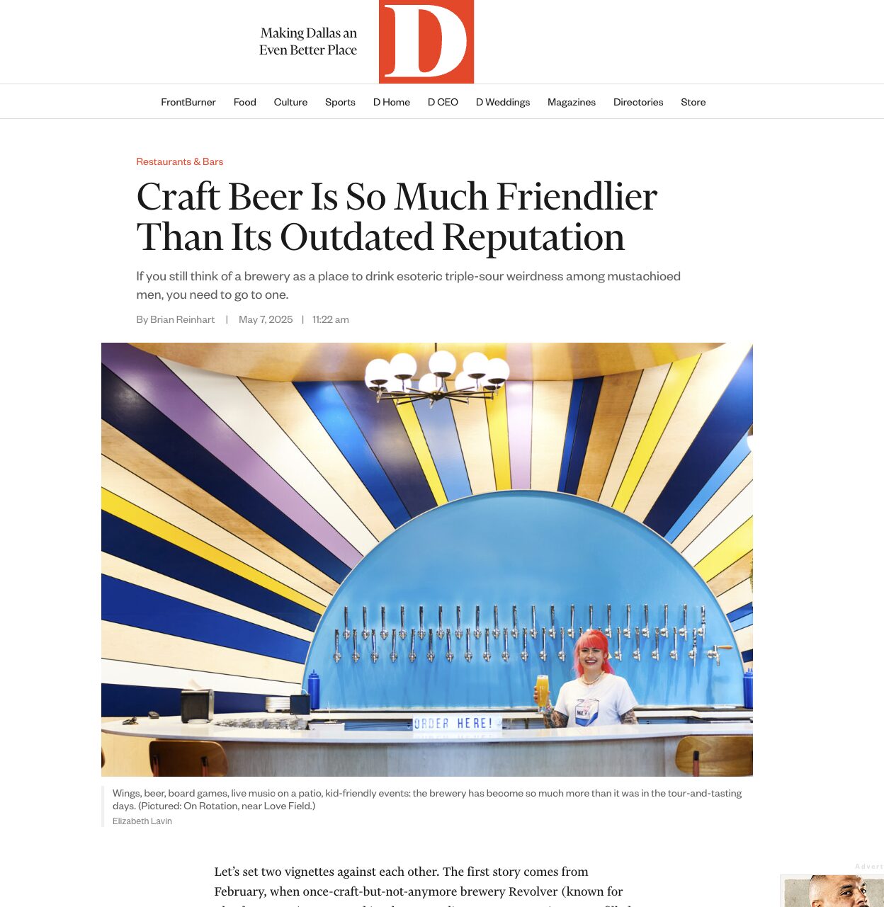 Craft Beer Is So Much Friendlier featuring On Rotation