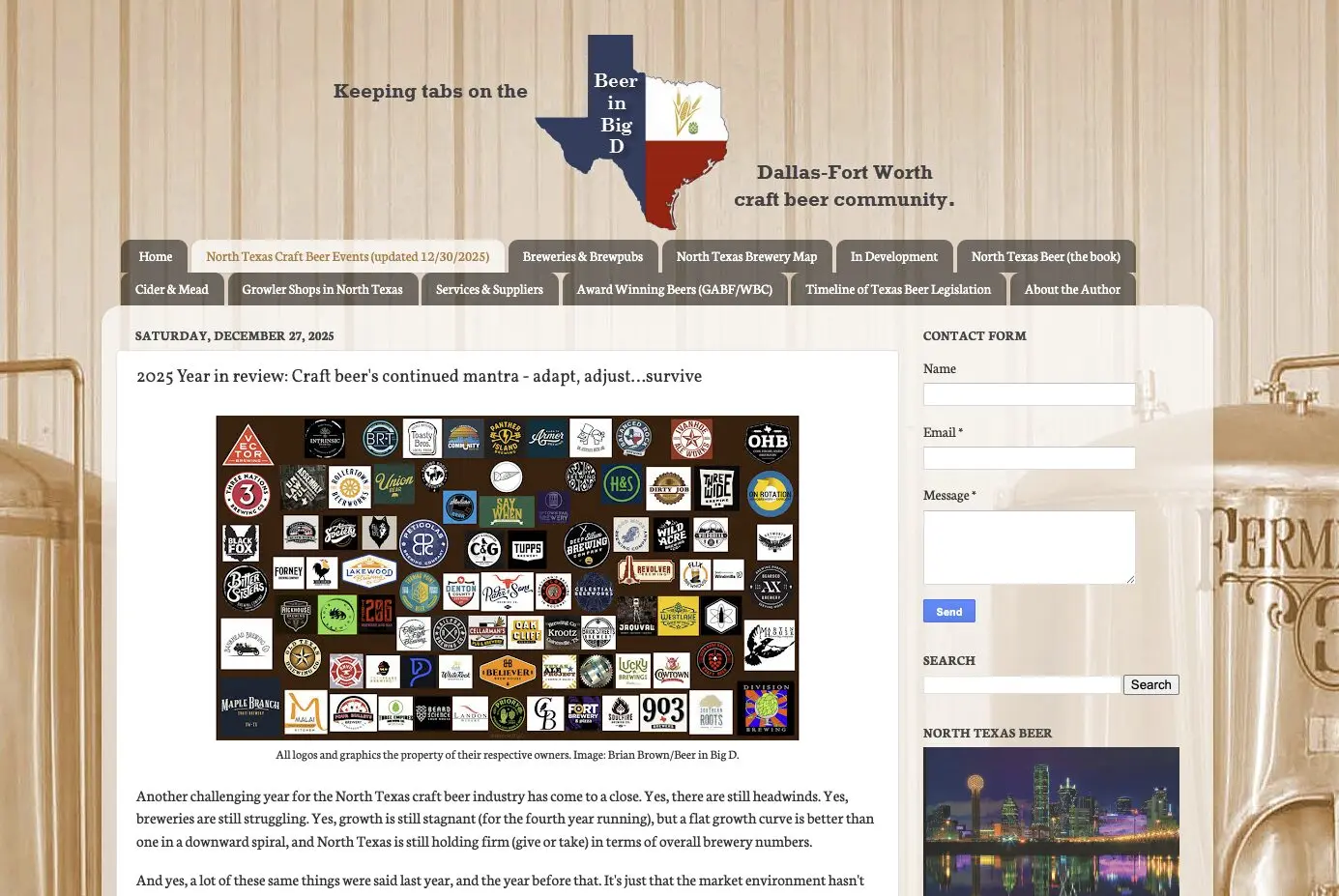 Beer in Big D's 2025 Year in Review & On Rotation Beer in Big D 2025 Year in Review